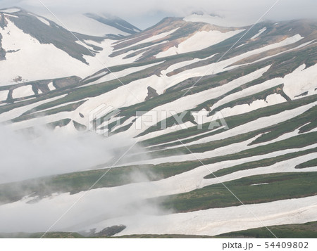 大雪山 白雲岳 残雪期 54409802