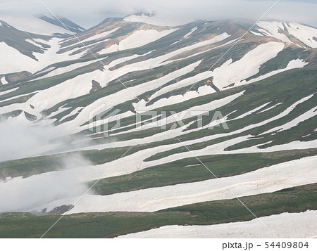 大雪山 白雲岳 残雪期 54409804
