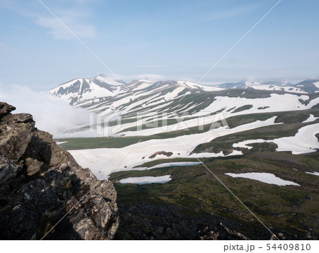 大雪山 白雲岳 残雪期 54409810