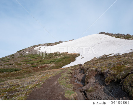 大雪山 白雲岳 残雪期 54409862