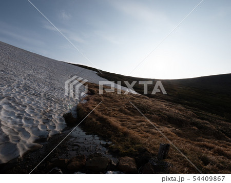 大雪山 白雲岳 残雪期 54409867