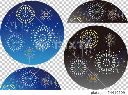 煙花3（圓形和半圓形2種顏色） 54410309