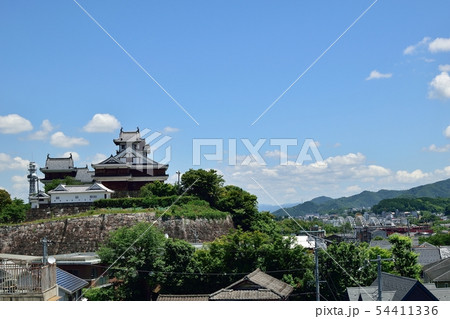 京都府福知山市の伯耆丸公園から望む福知山城 54411336
