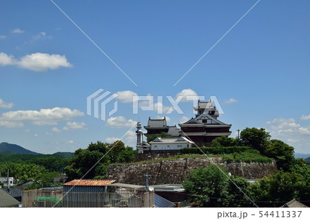 京都府福知山市の伯耆丸公園から望む福知山城 54411337