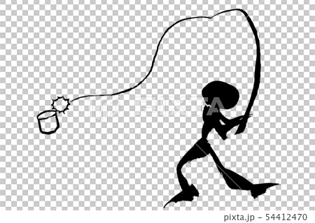 Brush painting illustration 54412470