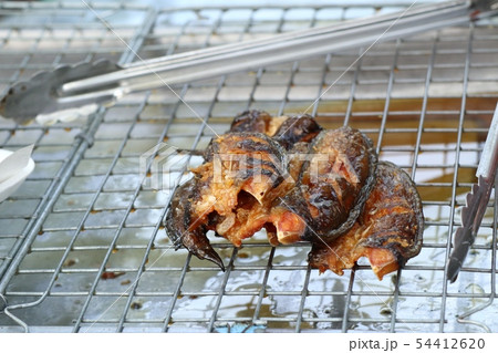 Fried fish at street food 54412620