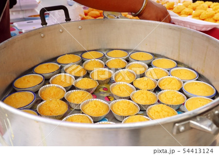 Thai sweet toddy palm cake Thai sweet toddy palm cake 54413124