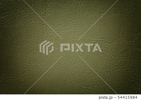 Dark olive leather texture background, closeup. Dark olive leather texture background, closeup. 54415984