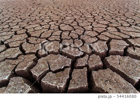 Cracked dry land without water.Abstract 54416080