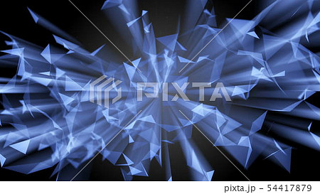 Fractal alien fiber abstract 54417879