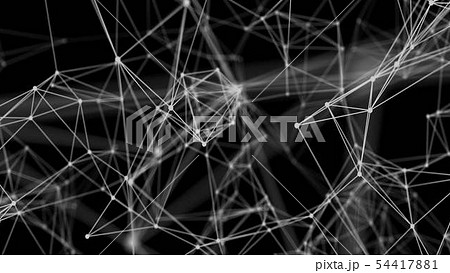 Fractal alien fiber abstract 54417881