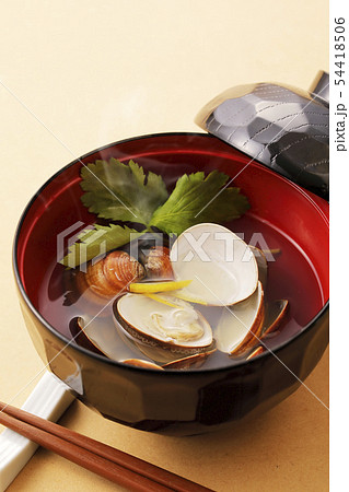 はまぐりのお吸い物 54418506