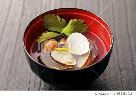 はまぐりのお吸い物 54418512