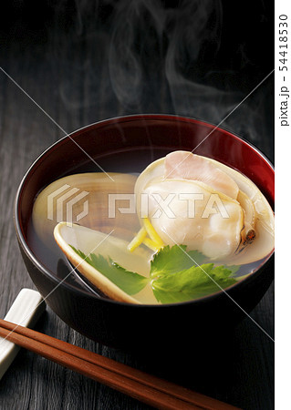 はまぐりのお吸い物 54418530