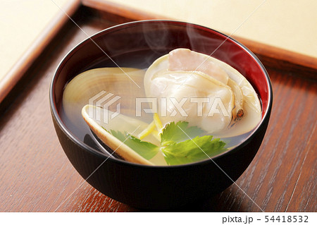 はまぐりのお吸い物 54418532