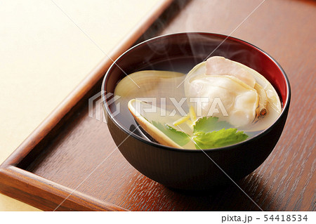 はまぐりのお吸い物 はまぐりのお吸い物 54418534