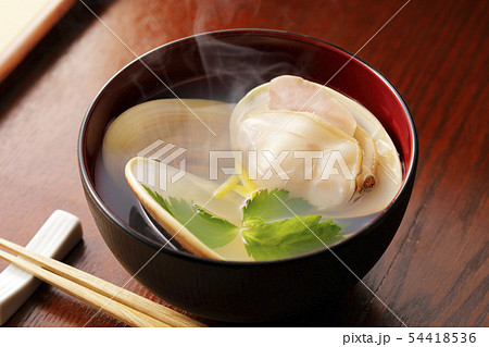 はまぐりのお吸い物 54418536