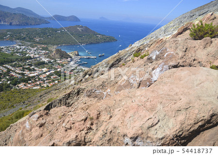Volcano island in Sicily, Italy. 54418737