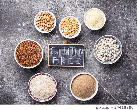 Set of gluten free products Set of gluten free products 54419886