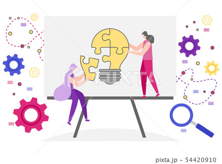 Teamwork cooperation partnership Business concept 54420910