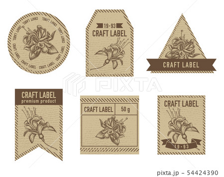 Craft labels with fuchsia Craft labels with fuchsia 54424390
