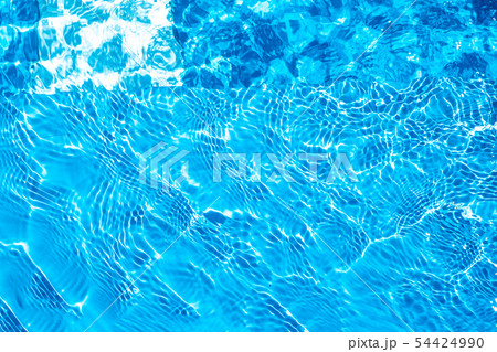 プール　水面模様　夏色 54424990