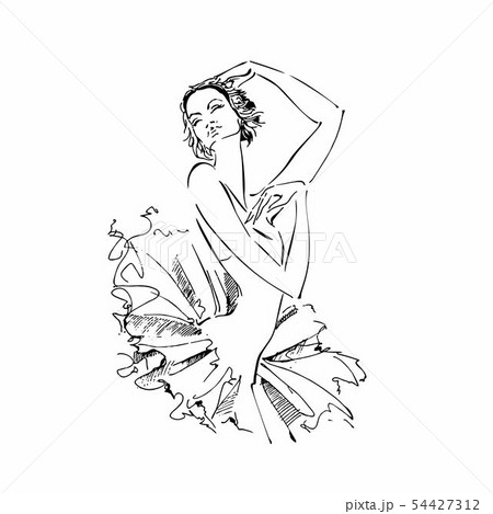 Ballerina.Odette. White swan. Ballet. Dance. 54427312
