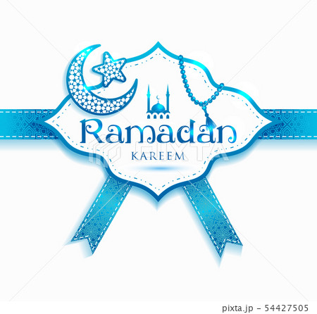 Ramadan Kareem decoration frame. Vector Islamic 54427505