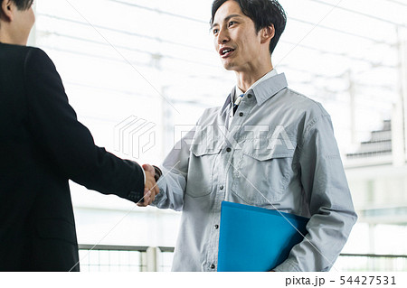 握手 作業服 スーツ 握手 作業服 スーツ 54427531