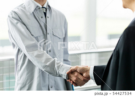 握手 作業服 スーツ 54427534