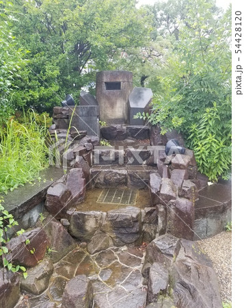 新緑と石碑 54428120