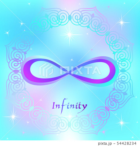 Sacred sign. The sign of infinity. Spiritual Sacred sign. The sign of infinity. Spiritual 54428234