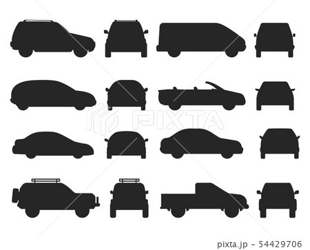 Car auto vehicle transport silhouette type design travel race model technology style and generic 54429706