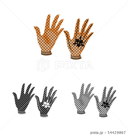 Isolated object of silhouette and safety logo. Collection of silhouette and comfort vector icon for 54429867