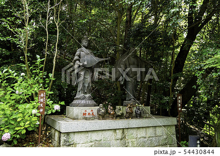 安養寺 七福神 弁財天神 布袋尊神 岡山県倉敷市浅原の写真素材