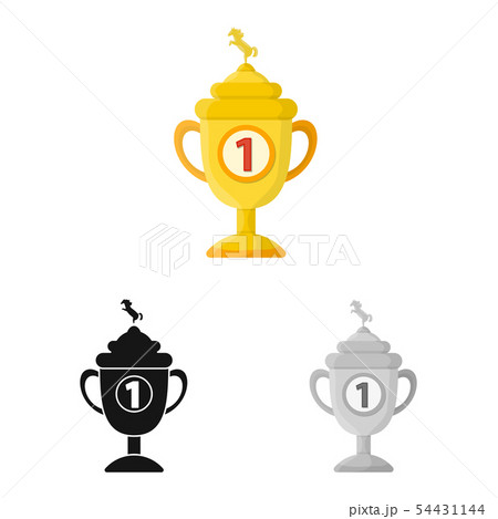Isolated object of equipment and riding logo. Set of equipment and competition stock symbol for web. Isolated object of equipment and riding logo. Set of equipment and competition stock symbol for web. 54431144