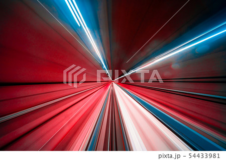 Abstract colorful concentric light trail Abstract colorful concentric light trail 54433981