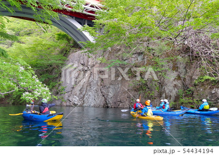赤谷湖 カヤック体験 群馬県みなかみ町 赤谷湖 カヤック体験 群馬県みなかみ町 54434194