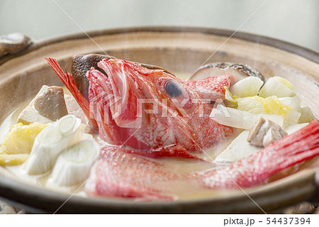 おいしいキンキ料理の写真素材
