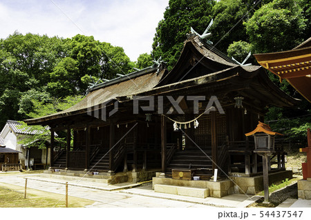 五流尊瀧院　日本第一熊野神社　左から第三、第一殿　新熊野三山　岡山県倉敷市郷内 54437547
