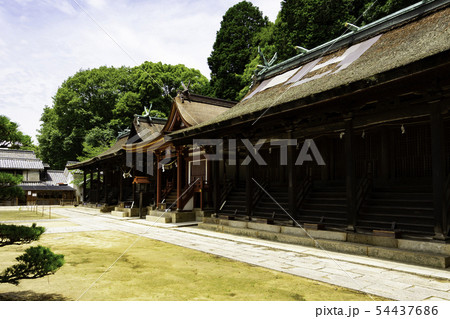 五流尊瀧院　日本第一熊野神社　左から第三、第一、第二、第四殿　新熊野三山　岡山県倉敷市郷内 54437686
