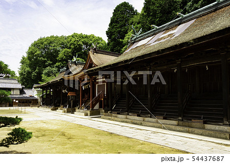 五流尊瀧院　日本第一熊野神社　左から第三、第一、第二、第四殿　新熊野三山　岡山県倉敷市郷内 54437687