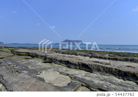 城山日出峰 風景 海 54437762