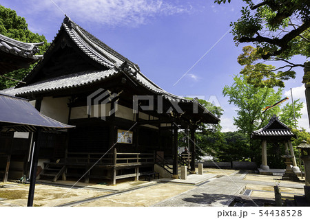 藤戸寺 本堂 源平合戦供養の寺 岡山県倉敷市 藤戸寺 本堂 源平合戦供養の寺 岡山県倉敷市 54438528