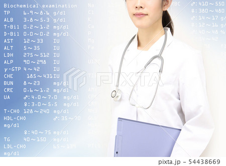 医療イメージ　血液検査 54438669