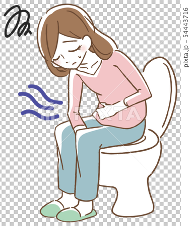 Women who are troubled with constipation 54443716