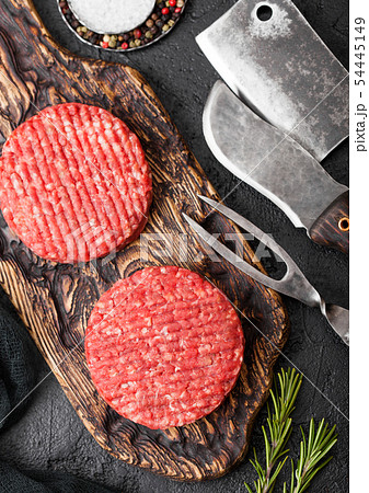 Fresh raw minced homemade farmers grill beef 54445149