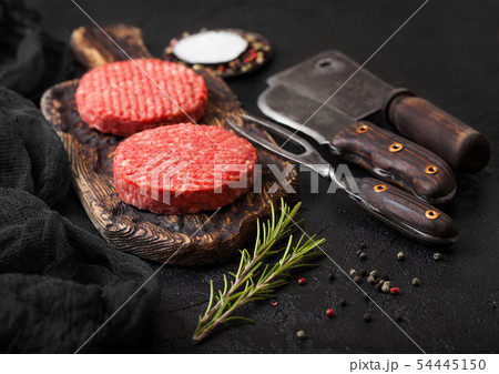 Fresh raw minced homemade farmers grill beef 54445150