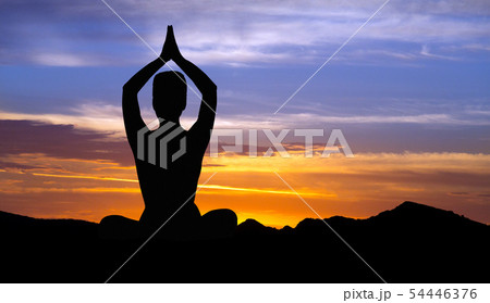 Yoga retreat concept Yoga retreat concept 54446376