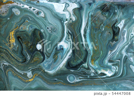 Bronze, blue and gold marbling pattern. Golden marble liquid texture. Bronze, blue and gold marbling pattern. Golden marble liquid texture. 54447008